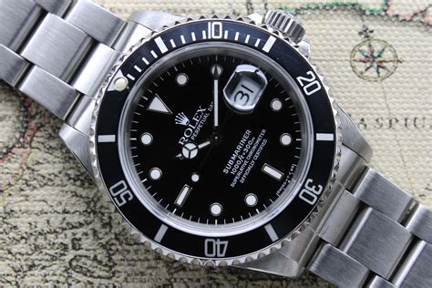 rolex oyster perpetual date submariner replica watch us price|1991 rolex submariner 16610 value.